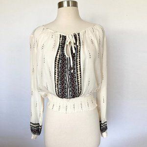 H&M Smocked-Waist Top, 36/6